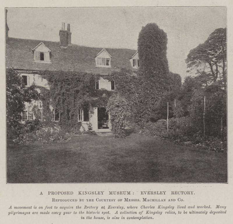Ett föreslaget Kingsley Museum, Eversley Rectory av English Photographer