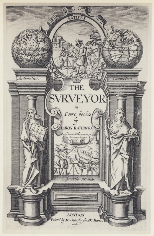 A Rathbone, The Surveyor, W Stansby för W Burre 1616 (s/v foto) av English Photographer