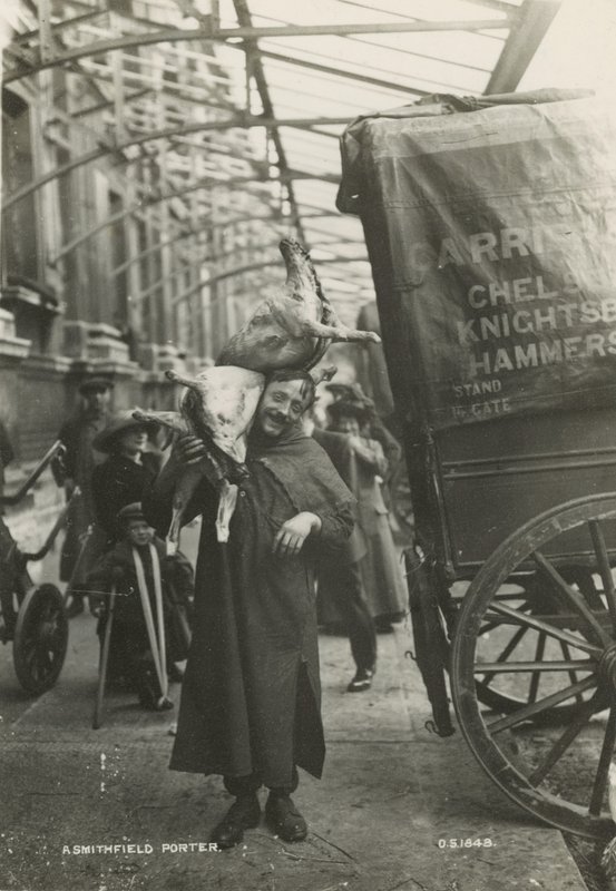 En Smithfield Porter av English Photographer