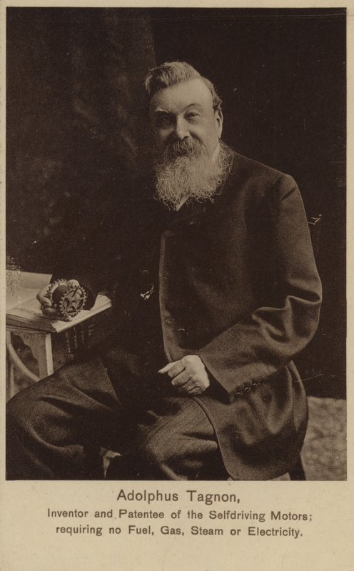 Adolphus Tagnon, uppfinnare av självkörande motorer av English Photographer