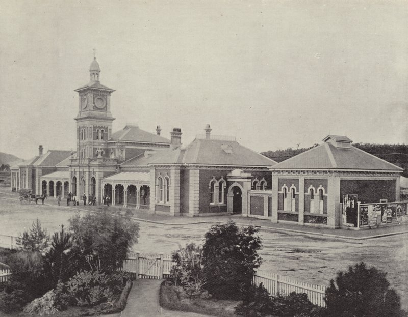 Albury järnvägsstation av English Photographer