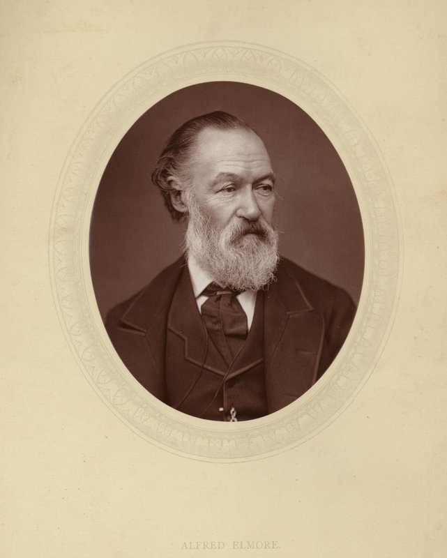 Alfred Elmore, irländsk målare av historiska ämnen av English Photographer