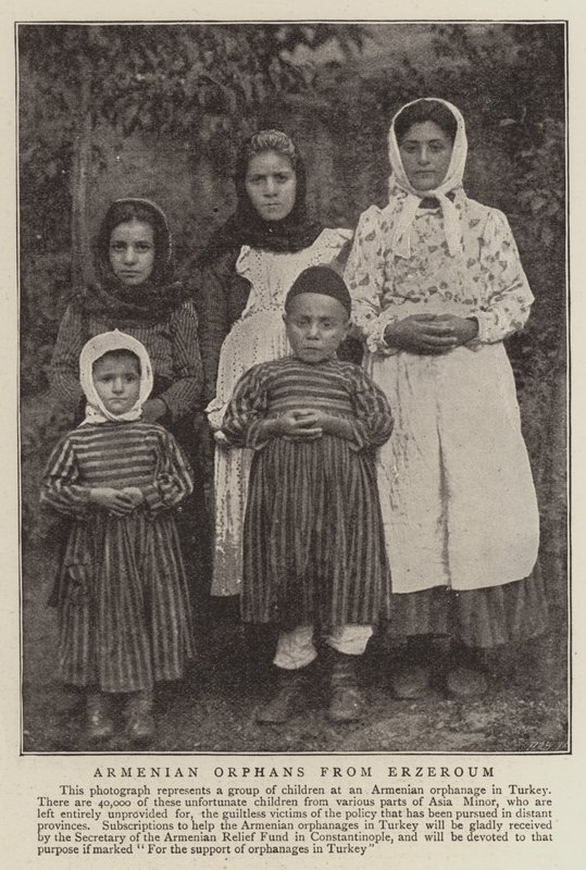 Armeniska föräldralösa från Erzeroum av English Photographer