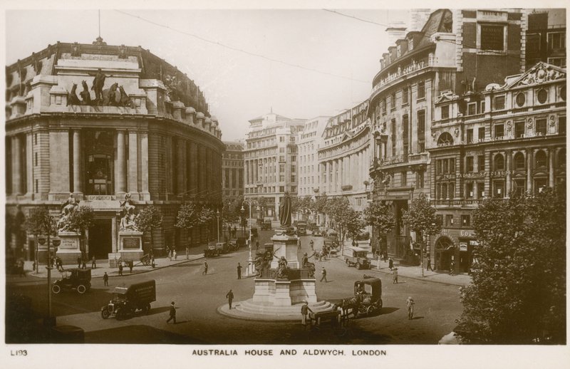 Australia House och Aldwych, London av English Photographer