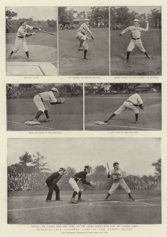 Baseball, USA:s nationella spel av English Photographer