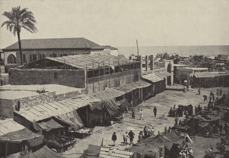 Bazaar of Joppe, Simons stad, garvaren av English Photographer