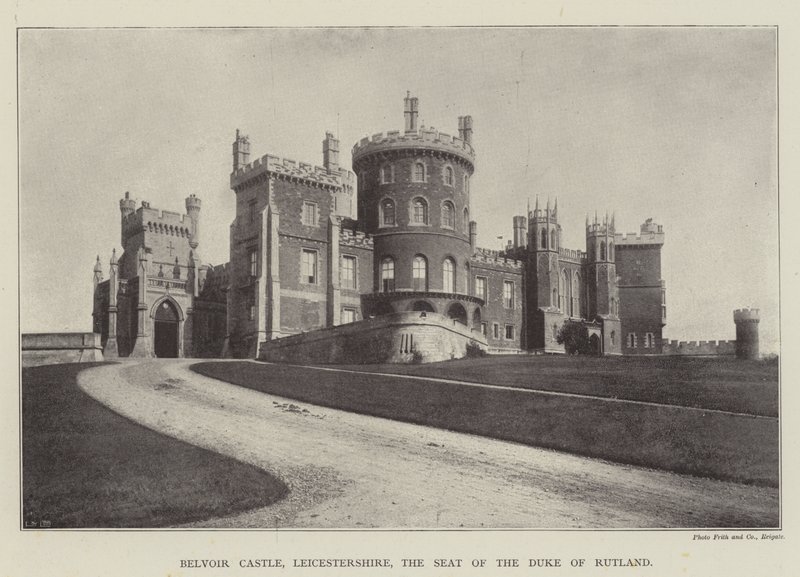 Belvoir Castle, Leicestershire, säte för hertigen av Rutland av English Photographer