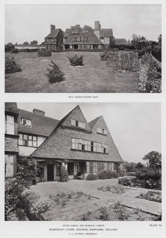 Berrydown Court, Overton, Hampshire, England (s/v foto) av English Photographer