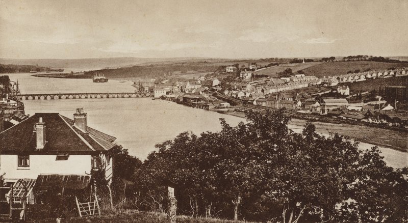 Bideford från Upcott, Looking North (s/v foto) av English Photographer