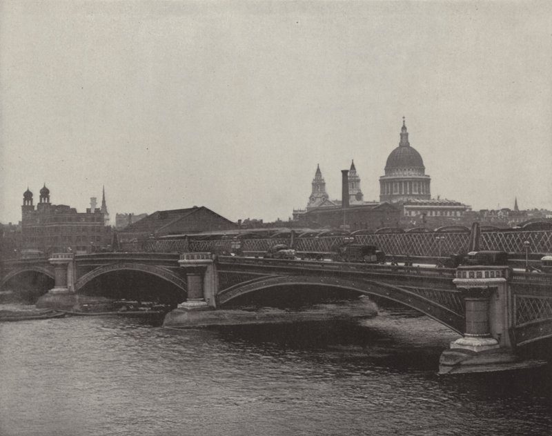 Blackfriars Bridge (svartvitt foto) av English Photographer