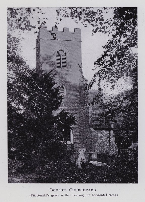 Boulge Churchyard (s/v foto) av English Photographer