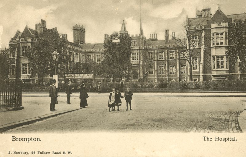 Brompton Hospital, London (s/v foto) av English Photographer