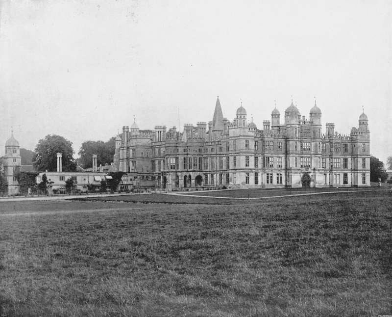 Burghley House (s/v foto) av English Photographer