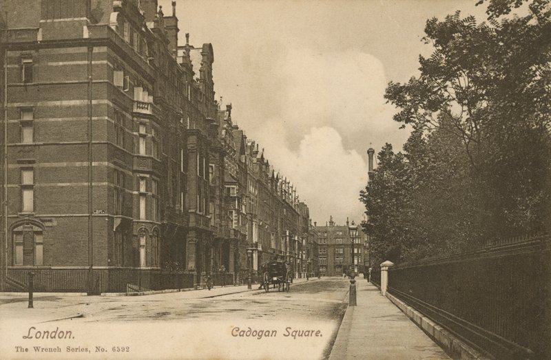 Cadogan Square, London (s/v foto) av English Photographer