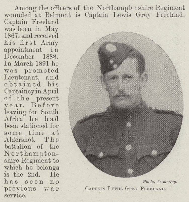 Kapten Lewis Grey Freeland av English Photographer