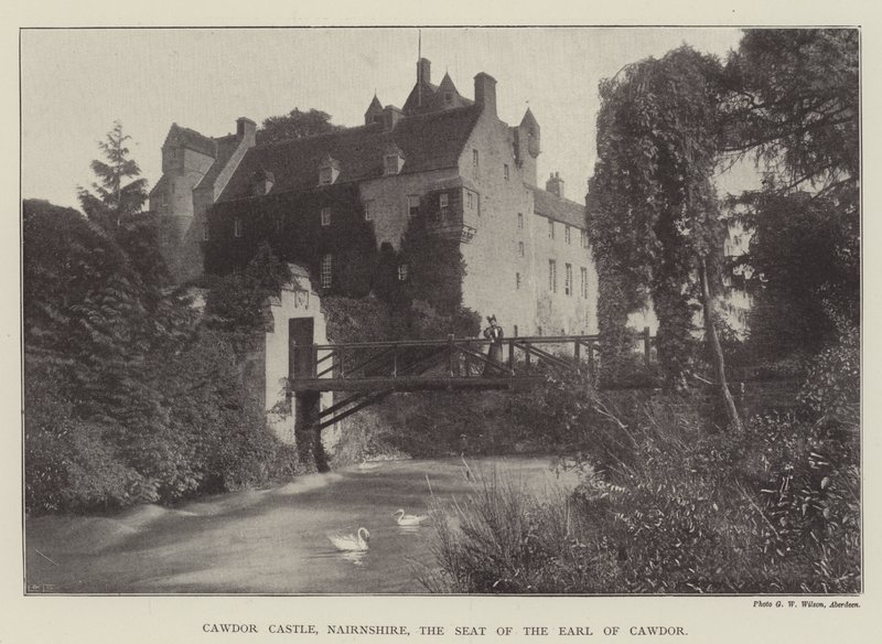 Cawdor Castle, Nairnshire, säte för earlen av Cawdor av English Photographer