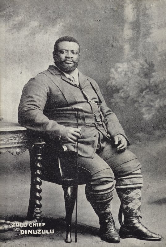 Cetshwayo kaMpande, kung av Zulu-nationen av English Photographer