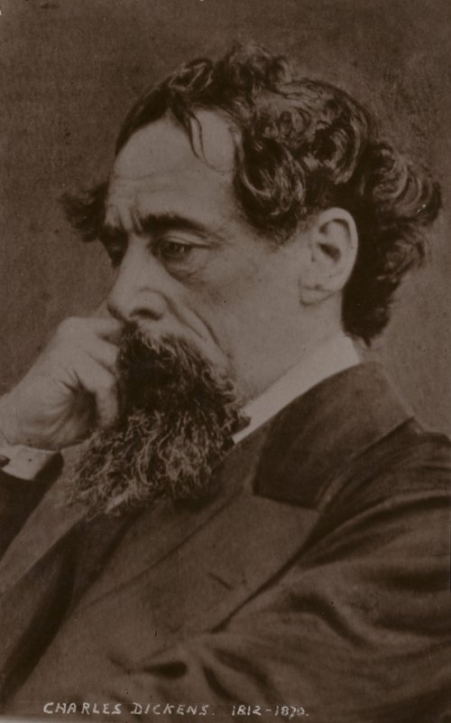 Charles Dickens (1812-1870), engelsk författare av English Photographer