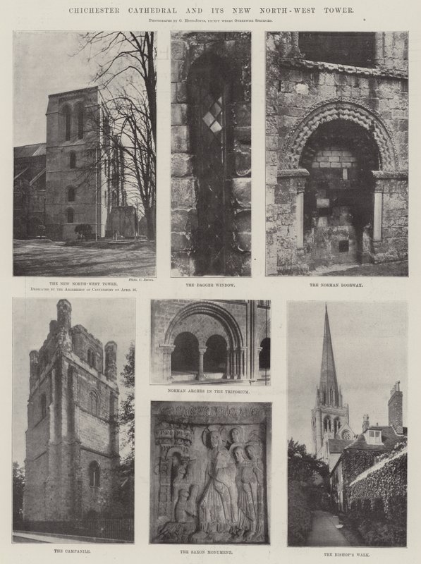 Chichester Cathedral och dess nya nordvästra torn av English Photographer