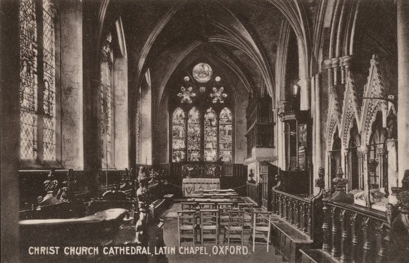 Christ Church Cathedral, Latin Chapel, Oxford (s/v foto) av English Photographer