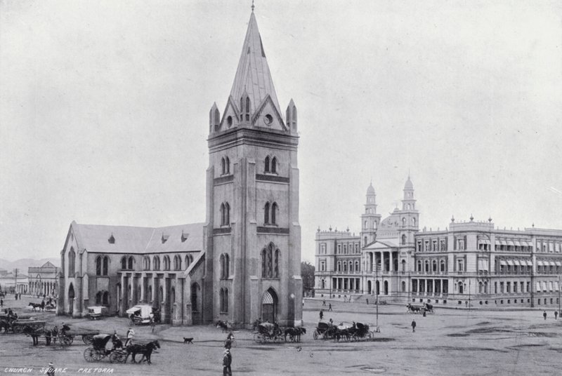Church Square, Pretoria (s/v foto) av English Photographer
