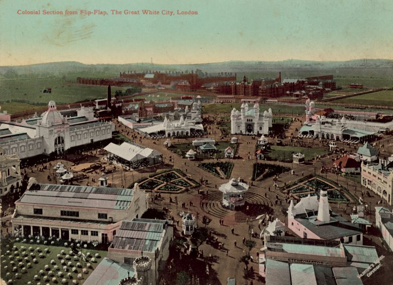 Colonial Section från Flip-Flap, The Great White City, London av English Photographer