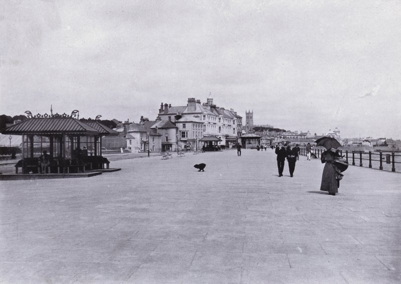 Cornwall: The Promenade, Penzance (s/v foto) av English Photographer