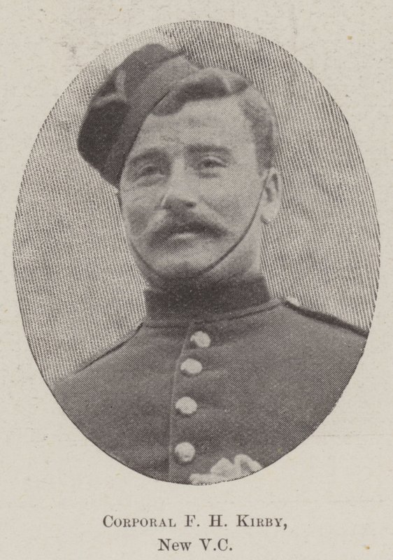 Korpral F H Kirby, ny VC av English Photographer