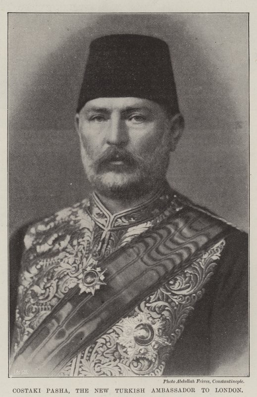 Costaki Pasha, den nya turkiska ambassadören i London av English Photographer