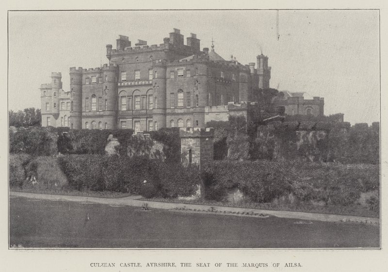 Culzean Castle, Ayrshire, säte för markisen av Ailsa av English Photographer