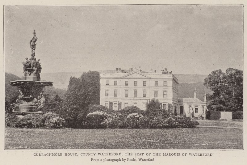 Curraghmore House, County Waterford, säte för markisen av Waterford av English Photographer
