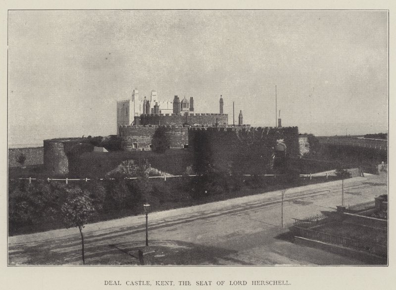 Deal Castle, Kent, säte för Lord Herschell av English Photographer