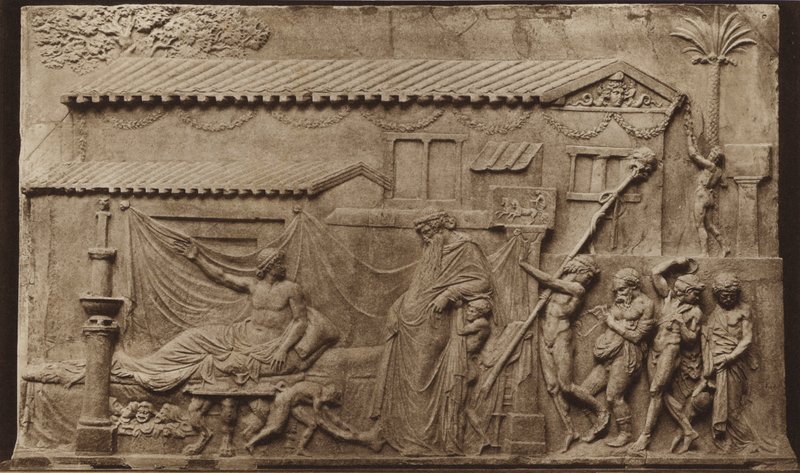 Dionysos vid Icarios hus (svartvitt foto) av English Photographer