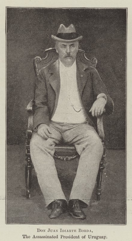 Don Juan Idiarte Borda, Uruguays mördade president av English Photographer