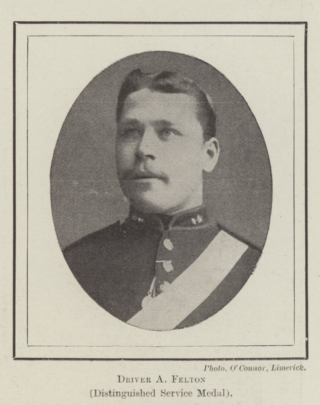 Förare A Felton, Distinguished Service Medalj av English Photographer