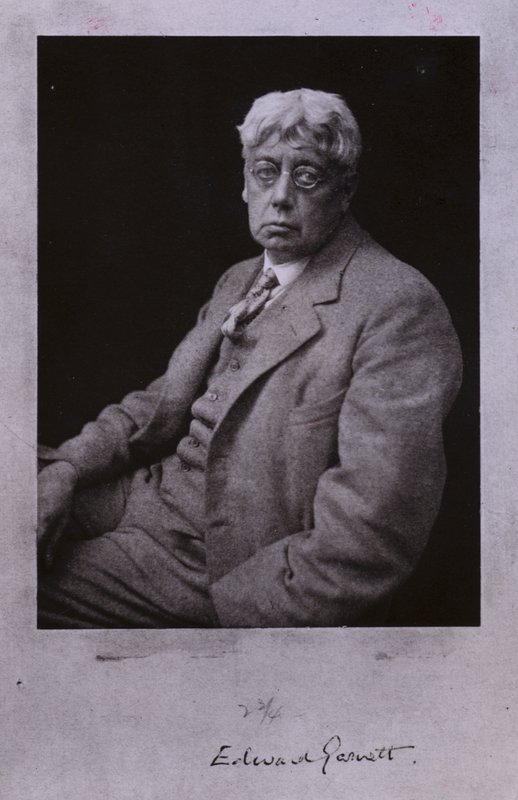 Edward Garnett, engelsk författare, litteraturkritiker och redaktör (s/v foto) av English Photographer