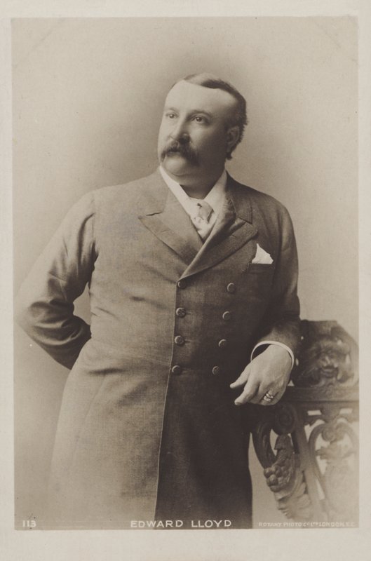 Edward Lloyd, engelsk tenor av English Photographer