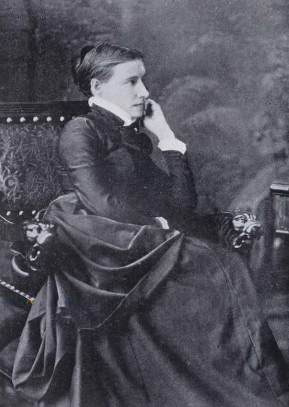 Elizabeth Stuart Phelps Ward (s/v foto) av English Photographer