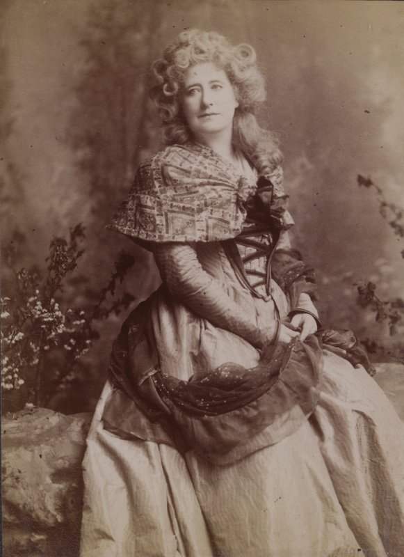 Ellen Terry som Clarisse i Robespierre, Lyceum Theatre av English Photographer