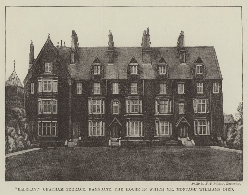 Elleray, Chatham Terrace, Ramsgate, huset där Montagu Williams dog av English Photographer