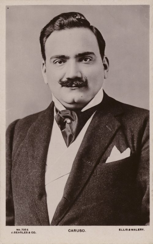 Enrico Caruso, italiensk tenor (1873-1921) av English Photographer