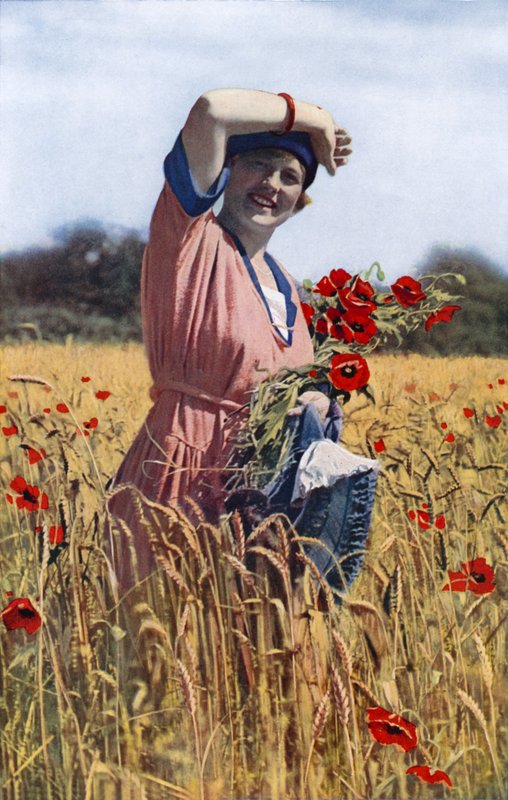 Den vackraste av Evas döttrar - The English girl (färgfoto) av English Photographer