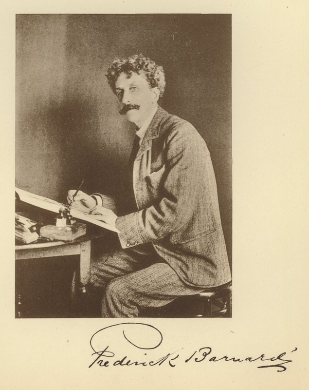 Frederick Barnard (s/v foto) av English Photographer