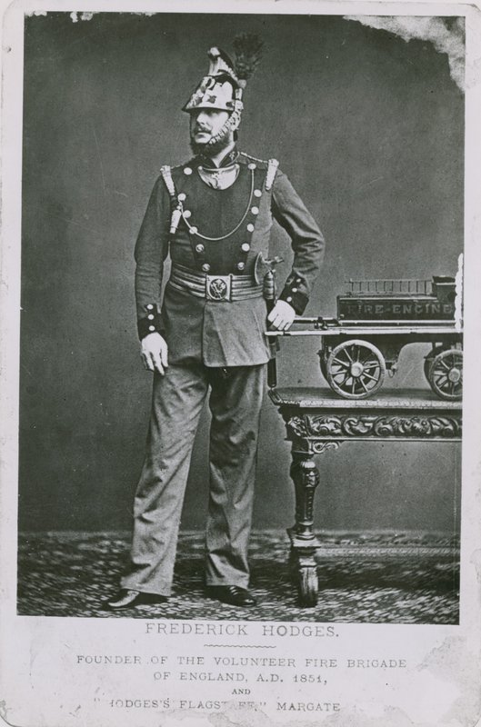 Frederick Hodges, grundare av Volunteer Fire Brigade of England av English Photographer