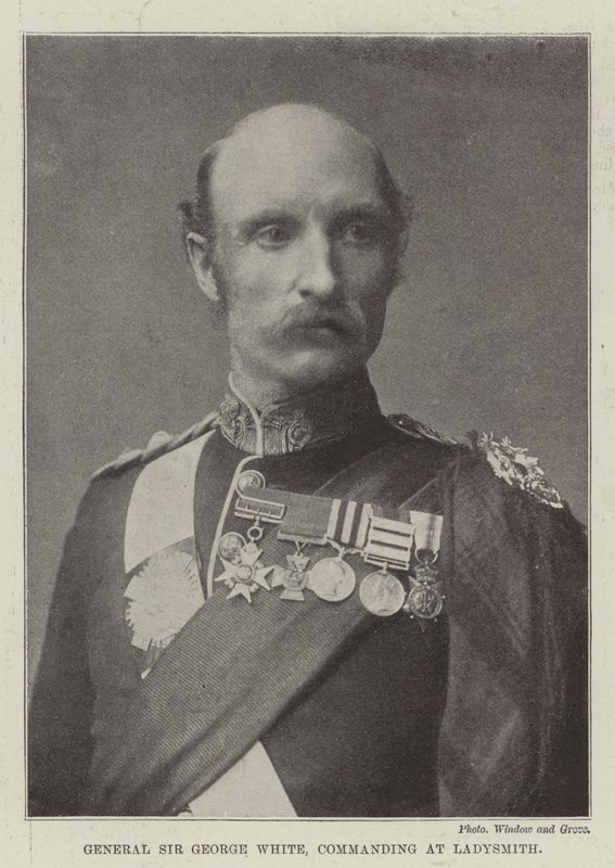 General Sir George White, befälhavande vid Ladysmith av English Photographer