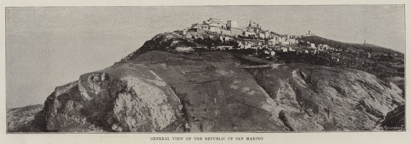 Allmän bild av republiken San Marino av English Photographer