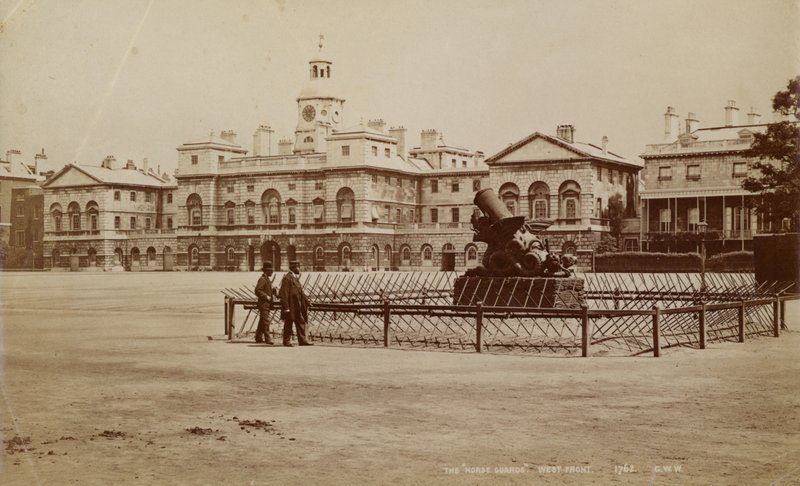 Översikt över Horse Guards Parade av English Photographer
