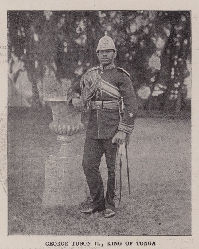 George Tubon II, kung av Tonga av English Photographer