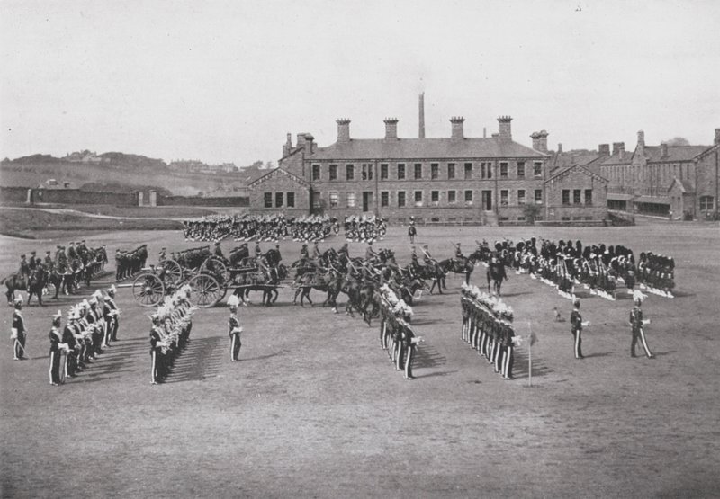 Glasgow: Maryhill Barracks (s/v foto) av English Photographer