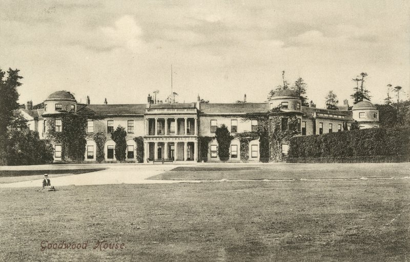 Goodwood House, West Sussex (s/v foto) av English Photographer